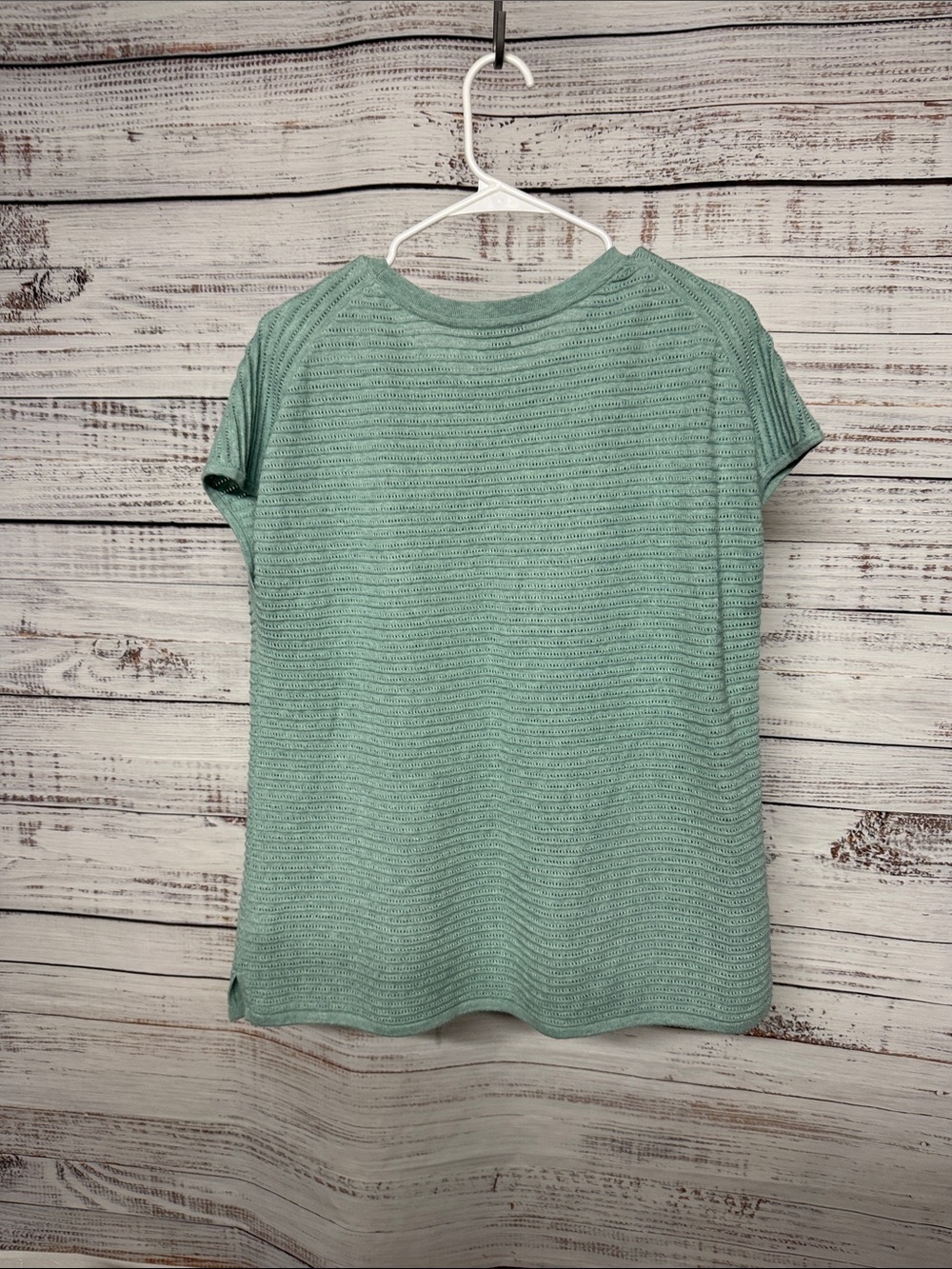 J. Jill Wearever Textured Short Sleeve Pullover Sweater - Picture 6 of 8